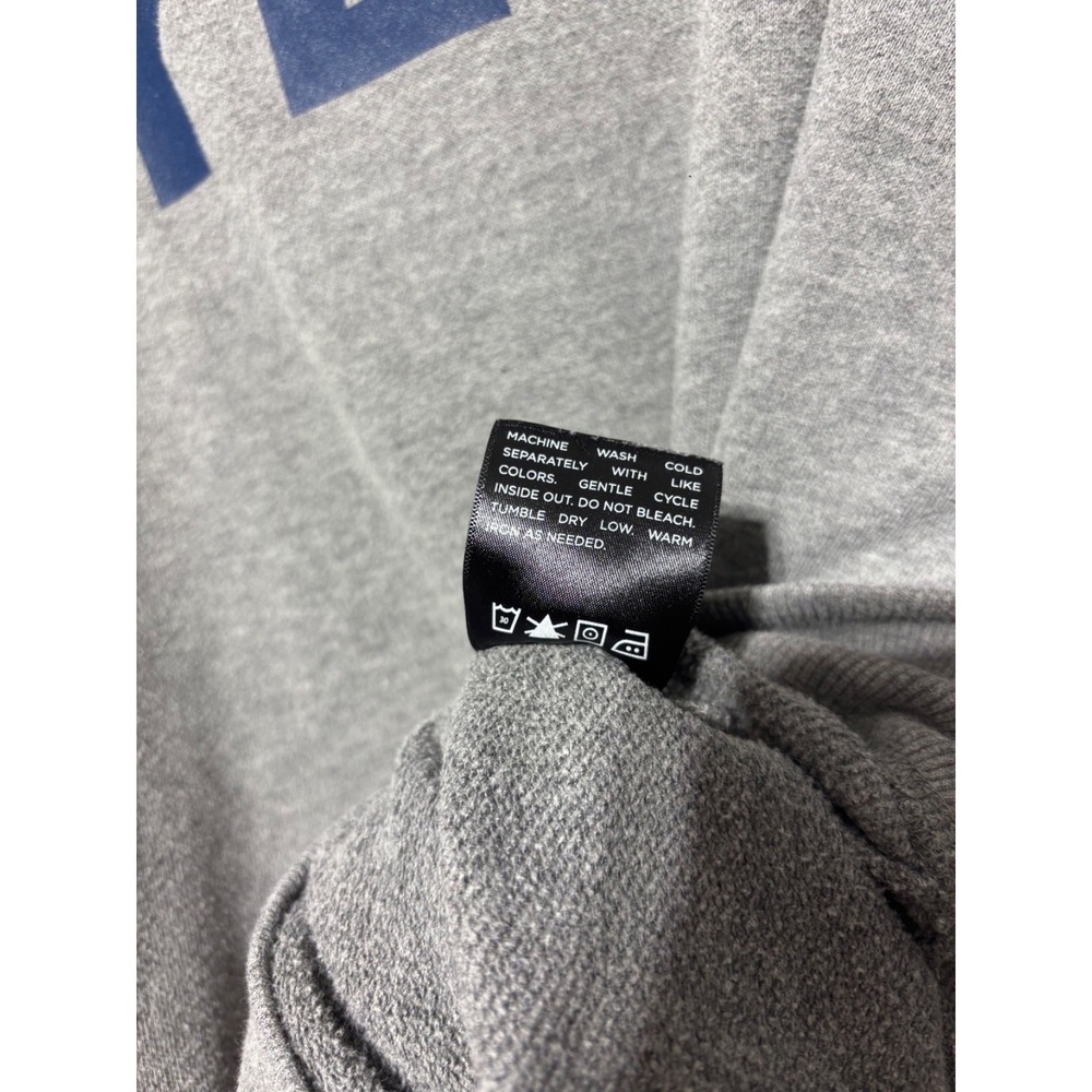 Yeti Mens Size Large Grey Hoodie No Drawstrings - Picture 6 of 9